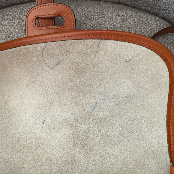 DOONEY & BOURKE- vintage Equestrian All Weather Leather Crossbody Bag - Picture 6 of 7